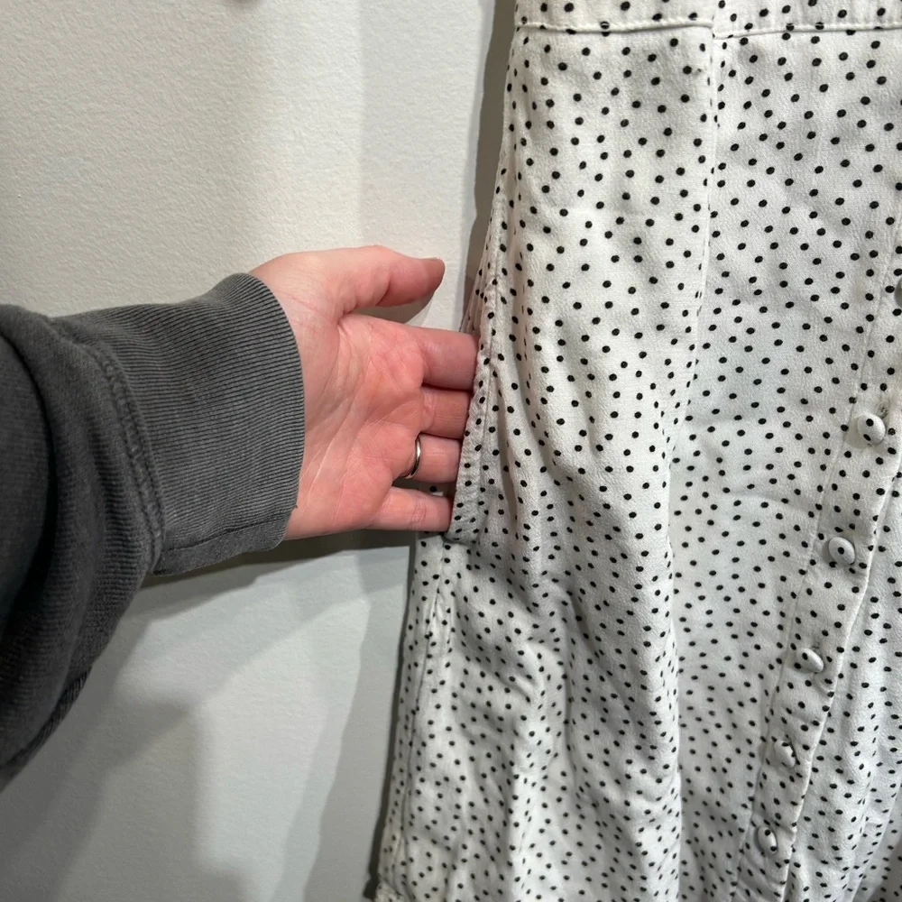 Abercrombie & Fitch Puff Sleeve Mini Dress - Picture 8 of 10